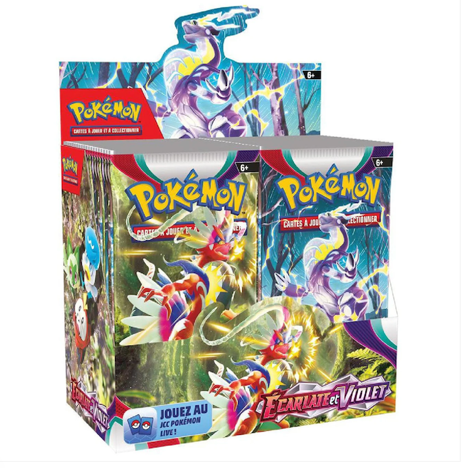 Pokémon - Boite de Boosters Français - Display 36 Boosters EV01 - Ecarlate et Violet