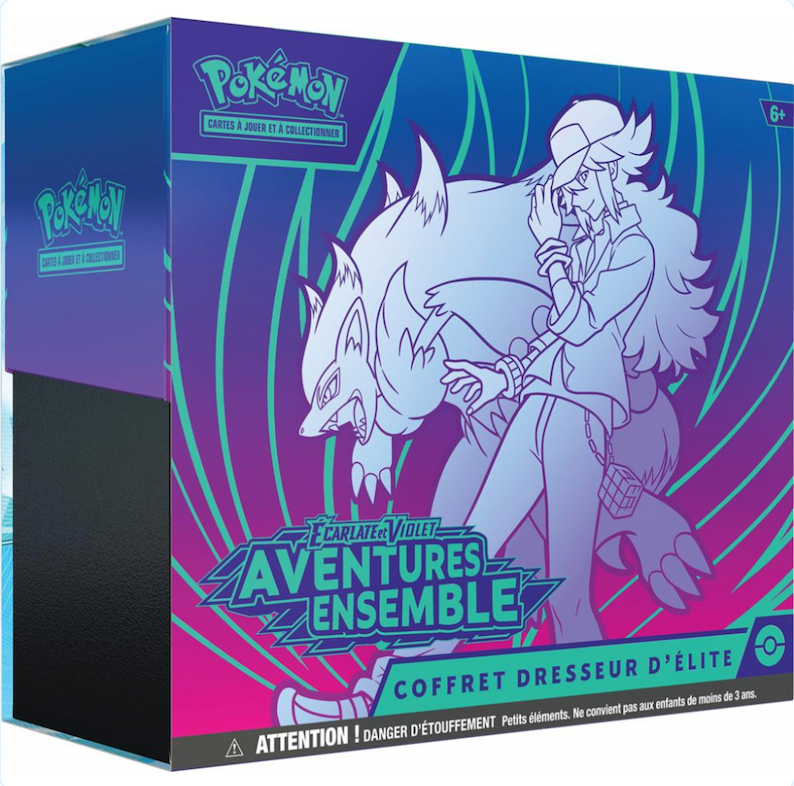 Pokémon - ETB Coffret Dresseur d'Elite - EV09 Ecarlate et Violet - Aventures Ensemble