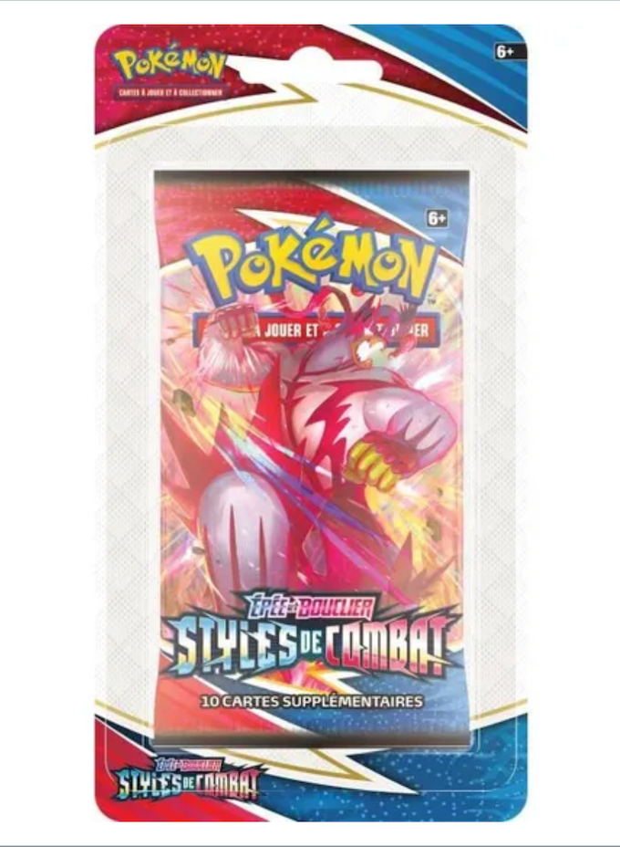 Pokémon - Booster Version Blister - Epée et Bouclier Styles de Combat (EB05) - Jeu de Cartes à Collectionner