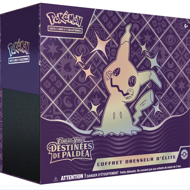 Pokémon - ETB Coffret Dresseur d'Elite - EV4.5 Ecarlate et Violet - Destinées de Paldea